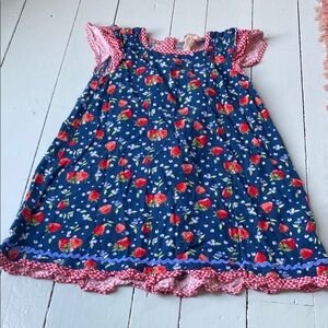 Floral Blue and Red tunic top